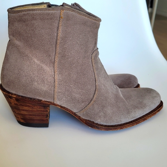 Gravity Pope Grey Suede Ankle Boots 👢 👌 😍 Size 7.5 - Picture 2 of 13